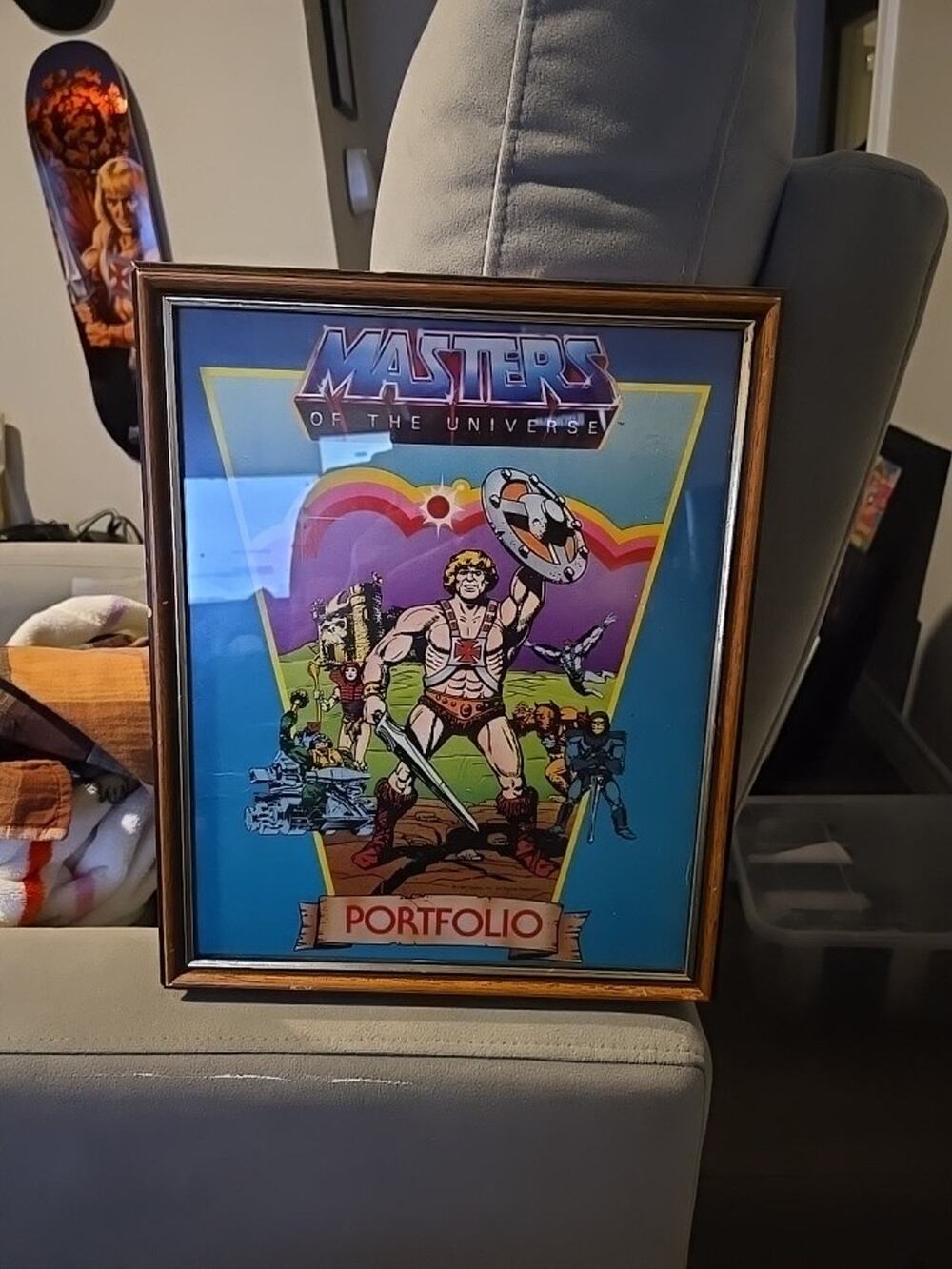Masters of the Universe Vintage Folder Portfolio Framed